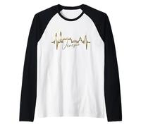 Venice Skyline Italian Heartbeat Italy Fan I Love Venezia Raglan Baseball Tee