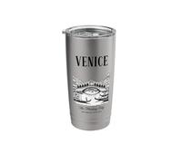 Venice The Floating City Gondola Magic Stainless Steel Insulated Tumbler