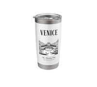 Venice The Floating City Gondola Magic Stainless Steel Insulated Tumbler