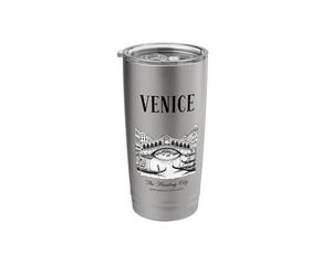 Venice The Floating City Gondola Magic Stainless Steel Insulated Tumbler
