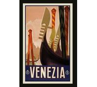 Venice Vintage Travel Poster Notebook