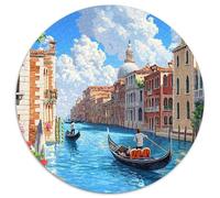 Venice Water City 1000 Piece Canal Jigsaw Puzzles What Happens Next Educational Games for Adults And Kids 1000pcs (67.5x67.5cm)