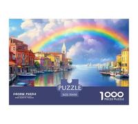 Venice Water City 1000 Piece Jigsaw Puzzle For Adults Challenging Game Stress Relief Puzzle Exercise The Memory of The Brain for Men, Women, Elders, Seniors 70x50cm/1000pcs