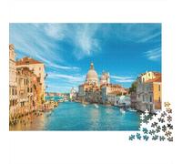 Venice Water City 1000 Piece Jigsaw Puzzles for Adults Italy Jigsaws Challenging Game Family Challenging Educational Games Home Decoration for Home Decoration Gifts 1000pcs (75x50cm)