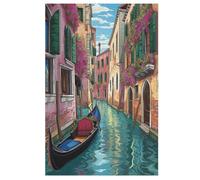 Venice Water City 1000 Piece Wooden Jigsaw Puzzles for Adults & Kids - Puzzle for Teens 78×53cm