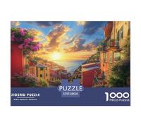 Venice Water City 1000 Pieces Portable Jigsaw Puzzle Age 3+ Quirky, Abstract Design, Home Decoration, Educational, Challenging 38x26cm/1000pcs