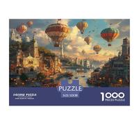 Venice Water City 1000 Pieces Premium Jigsaw Age 14+ for Adults Quirky, Abstract Design, Home Decoration, Educational, Challenging Puzzle Games 52x38cm/1000pcs