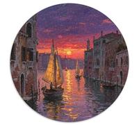 Venice Water City Jigsaw Puzzles Puzzle for Adults Kids. 1000 Piece Building Impossible Challenge Toy Educational Games Home Decoration for Adults& Kids Age 14 Years Up 1000pcs (67.5x67.5cm)