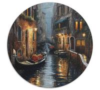 Venice Water City Jigsaw Puzzles Puzzles for Adults Kids. 1000 Piece Impossible Challenge Toy Educational Games Home Decoration for Adults& Kids Age 14 Years Up 1000pcs (67.5x67.5cm)