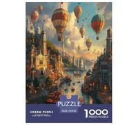 Venice Water City Jigsaw Puzzles Puzzles for Adults Kids. 1000 Pieces Whimsical Challenge Toy Educational Game Home Decoration for Educational Games Gifts 70x50cm/1000pcs