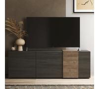 venice wooden tv stand 3 doors in titan and mercure