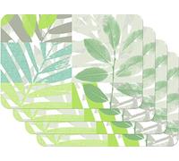Venilia Leaves Printed Placemat Dining Placemat Dining Table Mat Rectangular 4 Piece 45x30cm 59105
