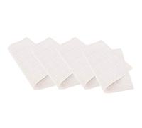 Venilia Placemat Table Linen Place Mats for Dining Room Woven Mesh White Wave Pattern Fabric Set of 4 Vinyl Food Safe 4 Pieces 45 x 30 cm 59023