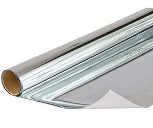 Venilia Sun Protection Film, PVC, mit Spiegeleffekt (Sichtschutz), 75 x 150 cm