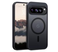 VENINGO Magnetic Case for Google Pixel 10 Pro XL, Upgraded[14FT Military Grade Protection][Compatbile With MagSafe&Pixelsnap] Slim Translucent Matte Shockproof for Google Pixel 10 Pro XL Case,Black