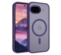 VENINGO Magnetic for Google Pixel 10A Case, Upgraded[14FT Military Grade Protection][Fit for MagSafe] Slim Translucent Matte Shockproof for Google Pixel 10A Case,Purple
