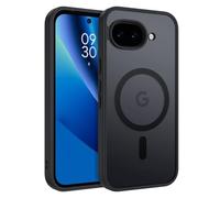 VENINGO Magnetic for Google Pixel 10A Case, Upgraded[14FT Military Grade Protection][Fit for MagSafe] Slim Translucent Matte Shockproof for Google Pixel 10A Case,Black