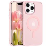 VENINGO Magnetic for iPhone 15 Pro Max Case, Upgraded[14FT Military Grade Protection][Fit for MagSafe] Slim Translucent Matte Shockproof for iPhone 15 Pro Max Case,Light Pink