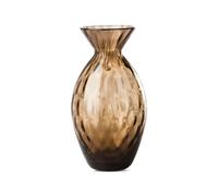 Venini 2017 Gemme hammered-effect fluted vase - Brown OS
