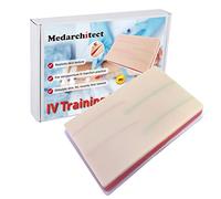Venipuncture IV Injection Training Pad Model with 4 Veins Imbedded and 3 Skin Layers for Medical Students Doctors Nurses Practice