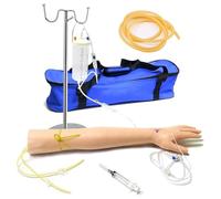 Venipuncture Practice Arm Kit, Phlebotomy IV Training Model, Blood Collection Injection Arm for Nurse Training & Education