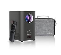 VenirCool Q1 Pro Mini 1080P Smart Projector with Android 11, Supports 4K, Portable for Bedroom, Home Cinema, Office & Outdoor, WiFi 6, BT5.2, Ceiling or Phone Use