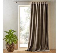 Venita Cotton Velvet & Linen Curtain Mink