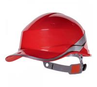 Venitex DIAMOND Hi-Vis Baseball Safety Helmet Red Colour: Red One Size