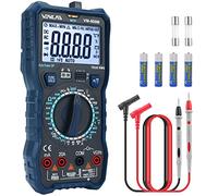 VENLAB Digital Multimeter, TRMS 6000 Counts Manual Range, DC AC Volt Ohm Circuit Tester for Voltage, Current, Resistance, Diodes Continuity, Capacitance, Frequency, NCV, Continuity