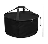 Venmark Fire Pit Bag - Propane Fire Pit Carrying Case Fits 21" Fire Pit, Compatible with Outland Firebowl 863 864 893 870 823 - Complete with Collapsible Fire Blower