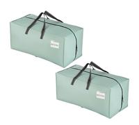 VENO 2 Pack Heavy-Duty Extra Large Moving Bags w/Backpack Straps, Moving House Essentials, Clothes Storage, Packing, Laundry Bags, Reusable and Sustainable (Light Green Matte, 2 Pack)