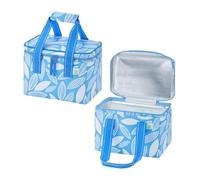 VENO 2 Pack Insulated Lunch Bags, 12 Can, Water-Resistant, Spring Breeze | Heavy Duty, Small Cooler, Foldable, PP Exterior, Easy Clean, Zippered, Reusable, Picnic, Travel