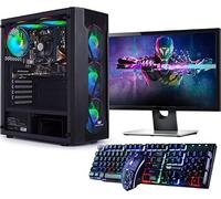 Veno Scorp ARGB GAMING PC or PC Set i5 240 SSD 500 HDD 8GB RAM 2GB DDR5 GT1030 PC Set With Single 22” Monitor Win 11 Wifi Vortex V6