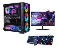 Veno Scorp Budget Gaming PC 22” Bundle Intel Core i5 3rd 16GB RAM - 500GB HDD - 256GB SSD - RTX 3050 6GB NeonZilla ARGB Case - WINDOWS 10
