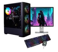Veno Scorp Budget Gaming PC 22” Bundle Intel Core i5-8GB RAM - 500GB HDD - GT 710 2GB Vortex V4 ARGB Gaming Case - WINDOWS 10