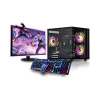 Veno Scorp Gaming PC 22" 75Hz Bundle AMD Ryzen 7 5700X Processor Nvidia RTX 3050 6GB Graphics Card - 16GB 3200MHz Ram - 1TB NVMe SSD - 550W PSU - Windows 11 - WiFi - Mini Nem 3