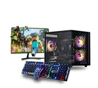 Veno Scorp Gaming PC 24" Monitor Bundle Intel Core i5-3470 Processor RX 550 4GB Graphics Card - 16GB Ram - 120GB SSD + 1TB HDD - 550W PSU - Windows 10 - WiFi -Mini Nemesis