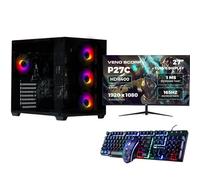 Veno Scorp Gaming PC 27" 165Hz Bundle AMD Ryzen 5 5600G VEGA 7 Graphics - 16GB 3200MHz Ram - 1TB SSD - 550W PSU - Windows 11 - WiFi - NEMESIS