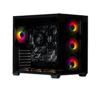 Veno Scorp Gaming PC - AMD Ryzen 5 5500 Gen Nvidia Geforce RTX 3050 6GB Graphics Card - 16GB 3200Mhz DDR4 Ram - 512GB NVMe SSD - 550W PSU - Wi - Fi - Nemesis 7 ARGB Black.