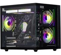 Veno Scorp Gaming PC AMD Ryzen 7 5700X 3.6 GHz NVIDIA RTX 5060 8GB Corsair 16GB 3200MHz RAM 512 GB NVME 650W PSU Windows 11 - WiFi - Mini Nem Black - Liquid Cooling