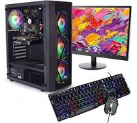 Veno Scorp GAMING PC Bundle Intel Core i7 2600 16GB Ram, 22" Full HD Led Monitor 256GB SSD + 1TB HDD 4GB Graphics Card Windows 10 Gaming PC USB 3.0
