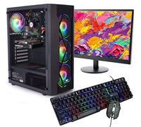 Veno Scorp GAMING PC Bundle Intel Core i7 2600 16GB Ram, 22" Full HD Led Monitor 256GB SSD + 1TB HDD GTX 1650 4GB Windows 11 Gaming PC USB 3.0