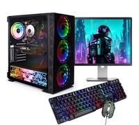 Veno Scorp GAMING PC BUNDLE Intel Core i7 2600 16GB Ram 256GB SSD + 1TB HDD GTX 1650 4GB Windows 11 Gaming PC USB 3.0 NeonZilla 4 X ARGB Gaming Case