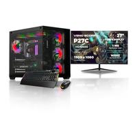 Veno Scorp Gaming PC Bundle - Intel Core i9 12th Gen Nvidia Geforce RTX 5080 16GB Graphics Card - 32GB 6000Mhz DDR5 Ram - 2TB NVMe - 850W Gold Rated PSU - Wi - Fi - Nemesis 7 ARGB Black