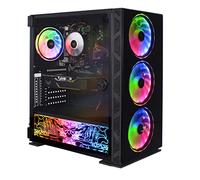 Veno Scorp Gaming PC Desktop Computer: I7-3770 3.4GHz,GTX 750 5GB GPU,16GB DDR3 RAM,256GB NVME M.2 SSD,1TB HDD,500W PSU,NeonZilla ARGB CASE,600Mbps WiFi,Windows 11