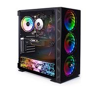 Veno Scorp Gaming PC RYZEN 5 2600 3.4Ghz / Turbo 3.9Ghz Six Core 12 Threads - 16GB DDR4-240SSD-2TB Sata3 HDD - Windows 10 - GTX1050Ti 4GB - NeonZilla