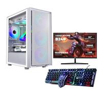 Veno Scorp Gaming PC with 24" 100Hz 1MS Bundle AMD Ryzen 5 5500 Nvidia RTX 4060 8GB Graphics Card - 16GB 3200MHz Ram - 512GB SSD - 800W PSU - Windows 11 - WiFi - LUNA RGB