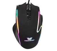 Veno Scorp ViperX RGB Gaming Mouse - 12,800 DPI Precision Sensor, 9 Programmable Buttons, Ergonomic PC/Mac Gaming Mouse with Customizable RGB Backlighting & Onboard Memory
