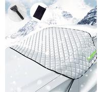 VENOAL Car Windscreen Frost Cover Compatible for Land Rover Range Rover Vogue 2013 2014 2015 2016 2017, Windproof Sunshade Cover Safe Reflective Mirror Cover, Comes with snow shovel