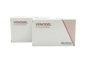 Venodel Microcirculation and Capillary Supplement - Light and Deflated Legs - With Diosmin Horse Chestnut Red Vine Centella - Relief from Heaviness and Swelling - 60 Tablets - Made in Italy Elleci
